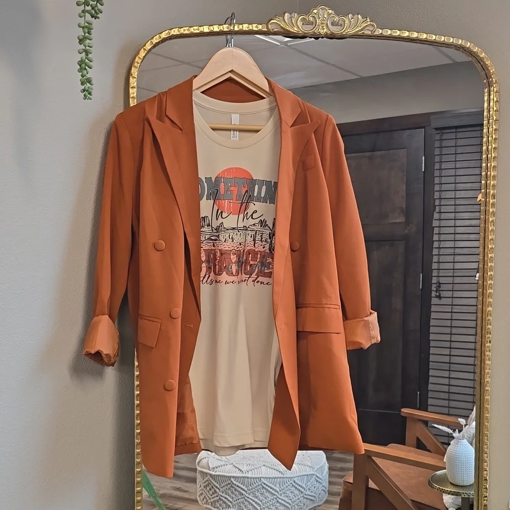 Rust blazer - Picture 3 of 3